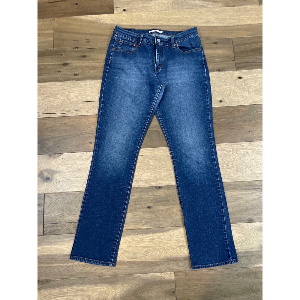 Levi’s 414 Relaxed Straight Jeans Size 29 Mid Wash Classic Straight Leg - Picture 2 of 8